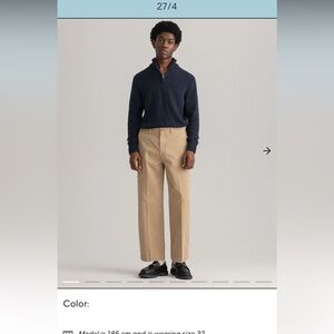 Gant Tan Chinos Classic Fit